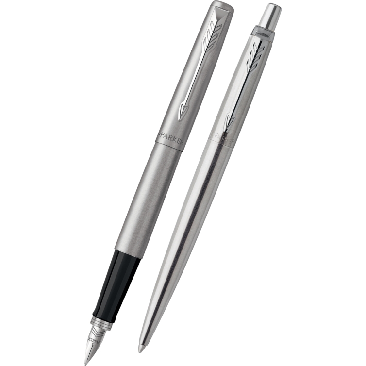 Gift set Jotter CT Fountain pen and Ballpoint Stainless Steel PARKER - 2