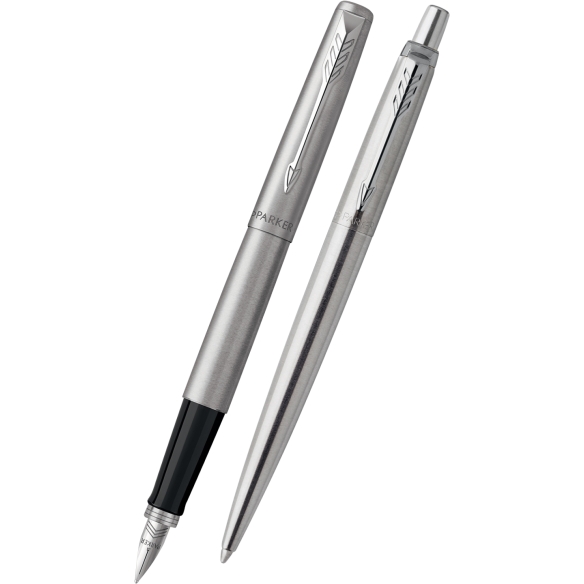 Gift set Jotter CT Fountain pen and Ballpoint Stainless Steel PARKER - 2