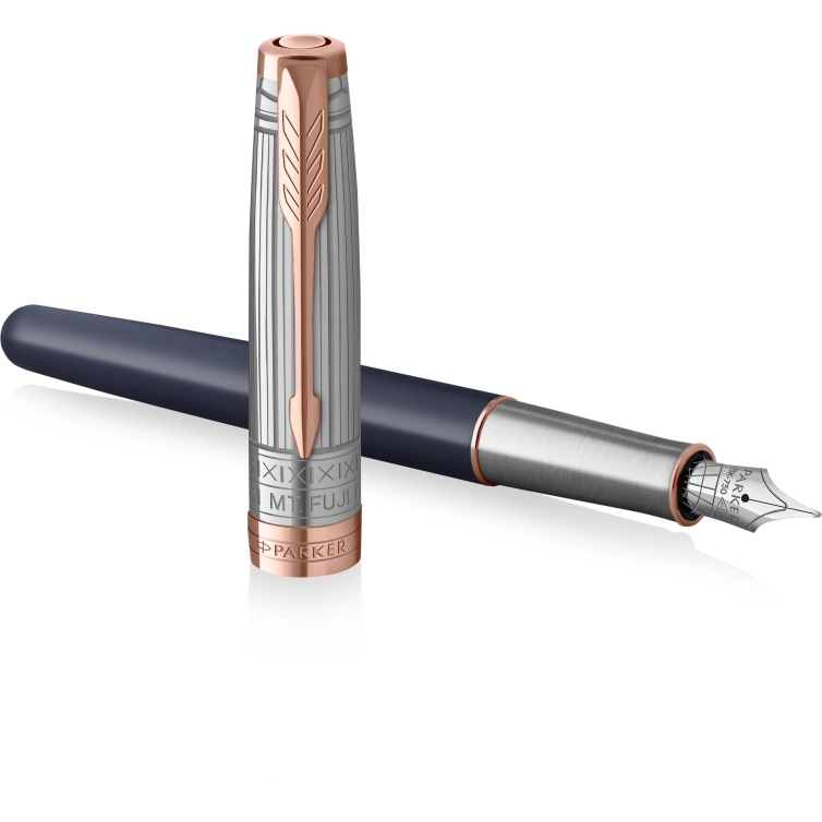 Sonnet SE Mount Fuji PGT 18kt Fountain pen blue PARKER - 3