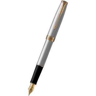 Sonnet Stainless Steel GT Fountain Pen PARKER - 1