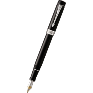 Duofold Classic Black CT Centennial Fountain Pen PARKER - 1