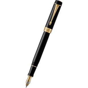 Duofold Classic Black GT Centennial Fountain Pen PARKER - 1