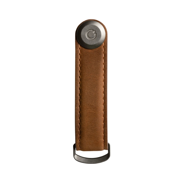 copy of Leather Airtag Holder with Ring espresso ORBITKEY - 3
