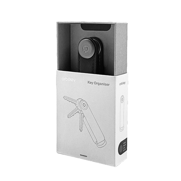 copy of Leather Airtag Holder with Ring espresso ORBITKEY - 4