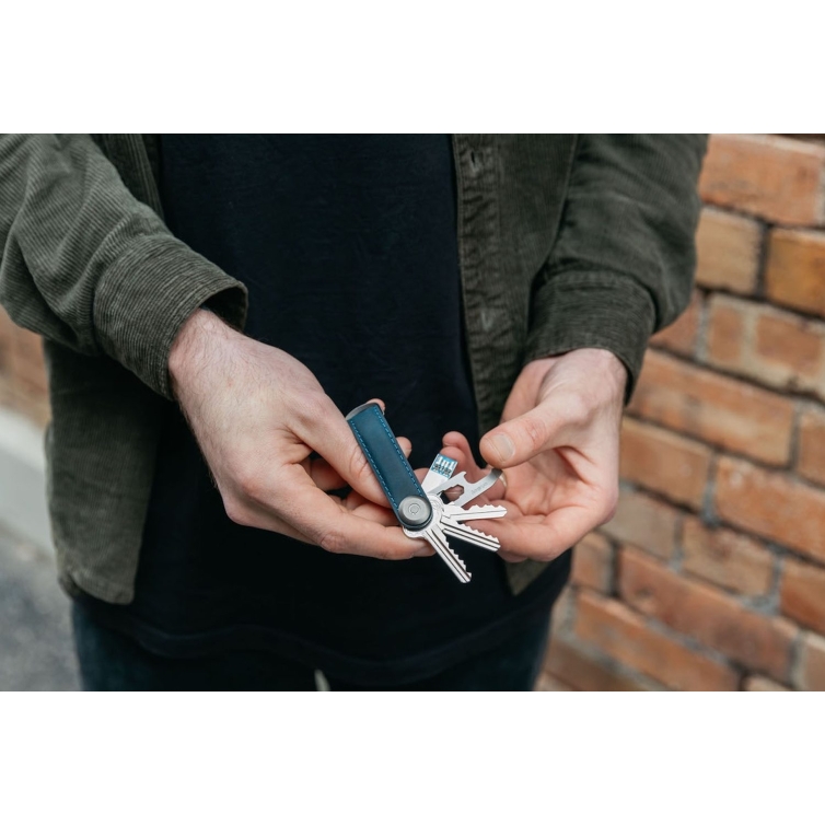 copy of 2.0 Crazy Horse Key Ring chestnut brown ORBITKEY - 5