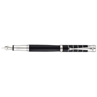 Tango Black Fountain Pen WALDMANN - 1