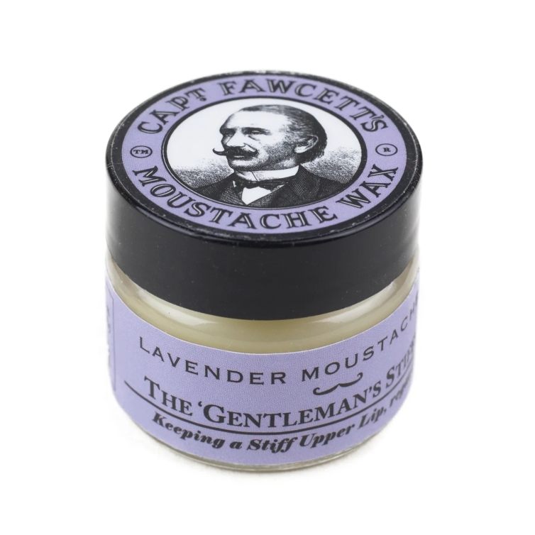 Lavender Darčeková sada skladací hrebeň a vosk na fúzy CAPTAIN FAWCETT - 3