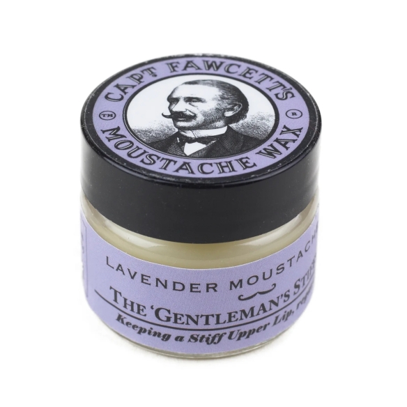 Lavender Darčeková sada skladací hrebeň a vosk na fúzy CAPTAIN FAWCETT - 3