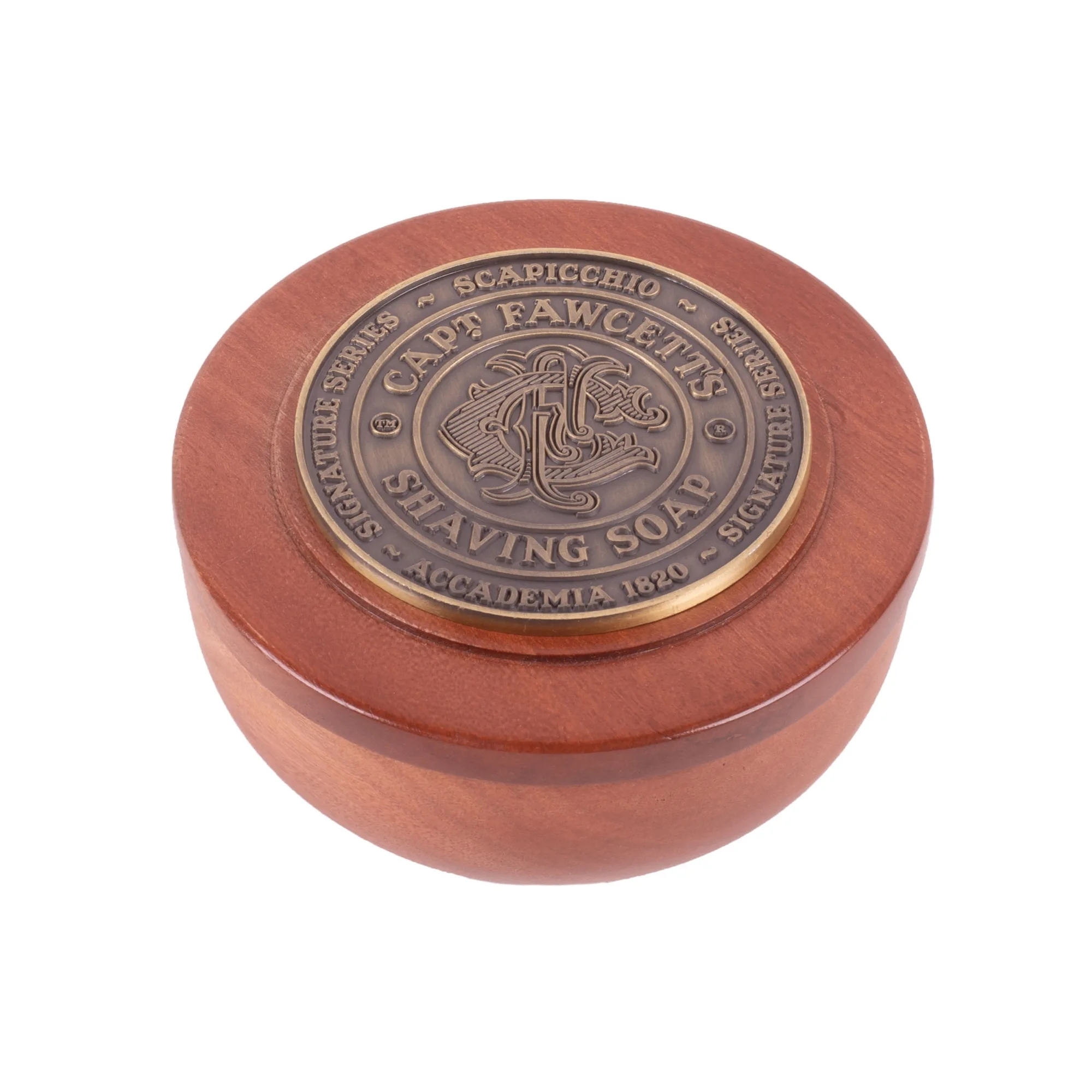 Captain Fawcett - Scapicchio Shaving Soap In A Wooden Bowl