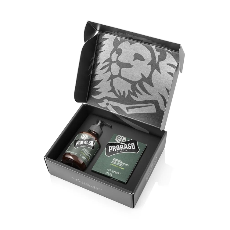 copy of Barberism Gift Set Pre-Shave Oil and Classic Alum Bar PRORASO - 3