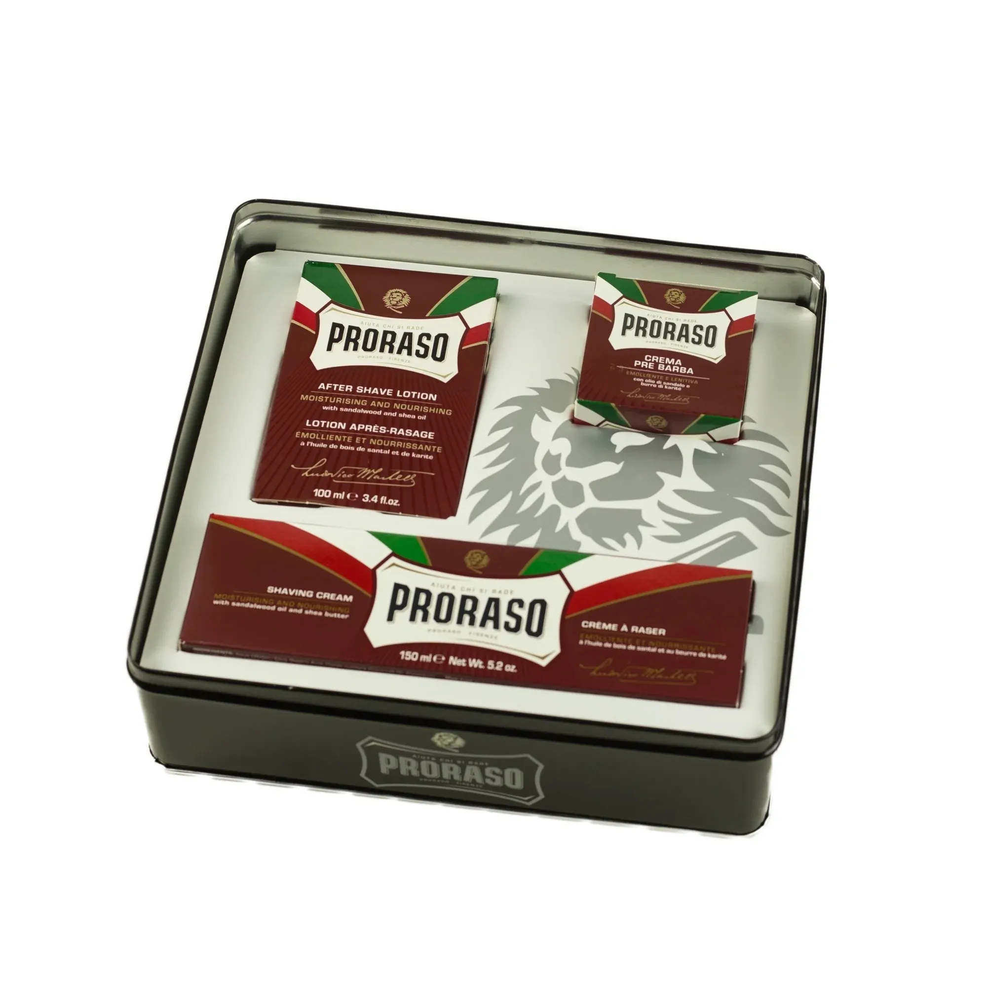 Proraso - Sándalo Rojo Classic Set De Regalo Para El Afeitado