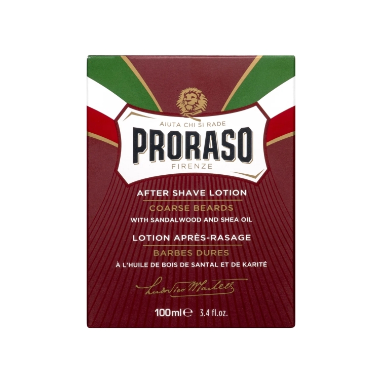 Red Santalové drevo klasická darčeková sada na holenie PRORASO - 6