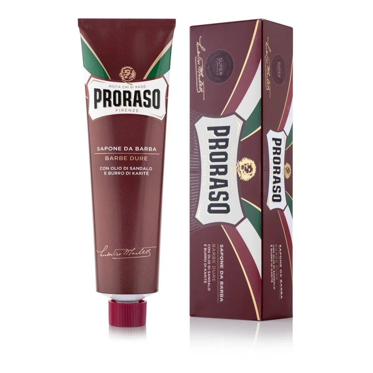 Red Santalové drevo klasická darčeková sada na holenie PRORASO - 8