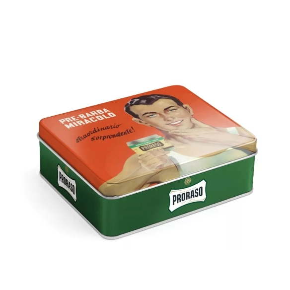 Green Eucalyptus klasická darčeková sada na holenie PRORASO - 1