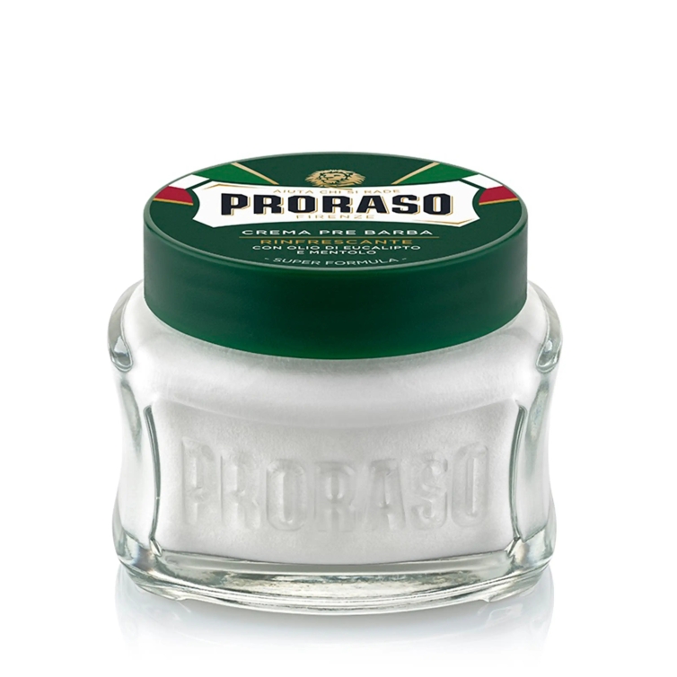 Green Eucalyptus klasická darčeková sada na holenie PRORASO - 5