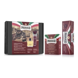 Red Santalové Drevo Darčeková sada osviežujúci krém a voda po holení PRORASO - 1