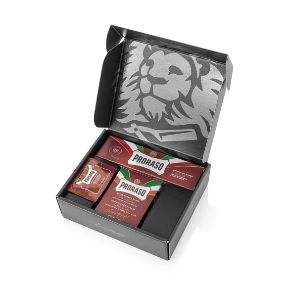 Red Santalové Drevo Darčeková sada osviežujúci krém a voda po holení PRORASO - 2