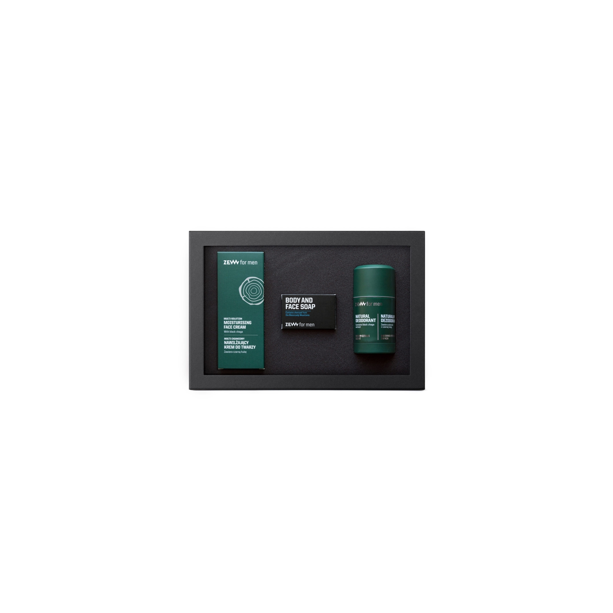 Zew For Men - Set For Everyone Gift Set Of Moisturizer, Deodorant And Soap