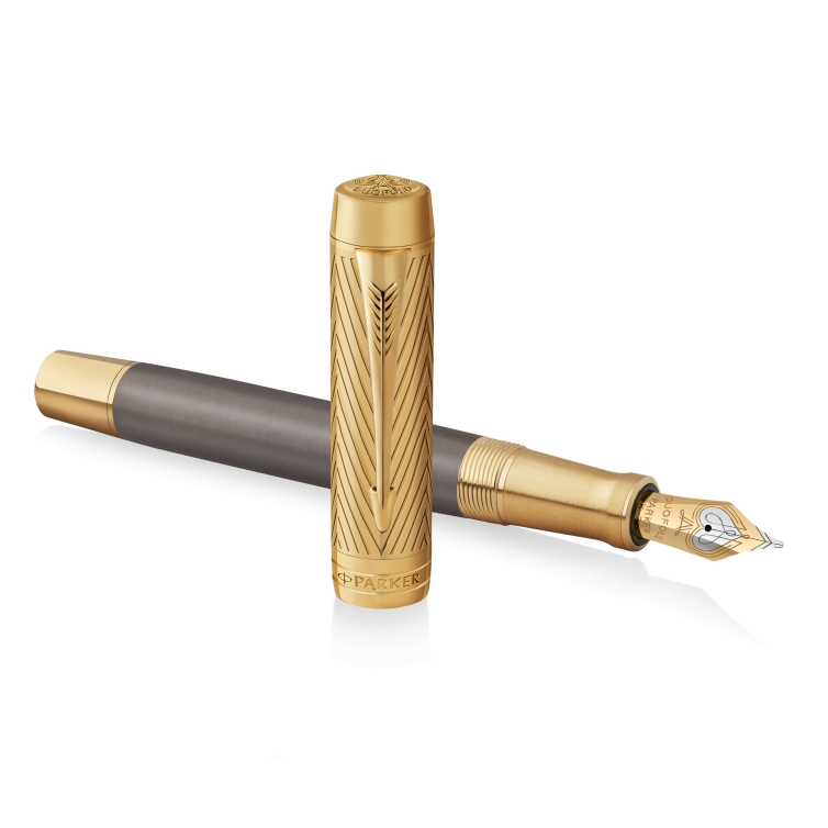 Duofold Pioneers Collection Arrow GT CNC Plniace pero sivé PARKER - 3