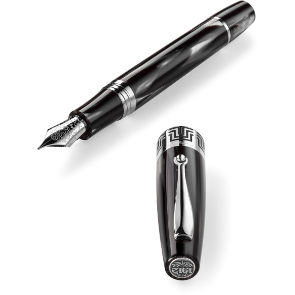 Czarno-białe pióro wieczne Extra 1930 Montegrappa - 3
