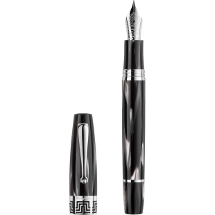 Extra 1930 Black and White plnicí pero Montegrappa - 1