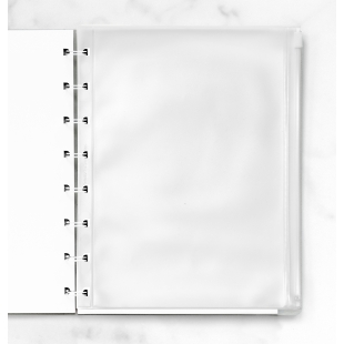 Transparentná obálka so zipsom pre A5 notebook FILOFAX - 2