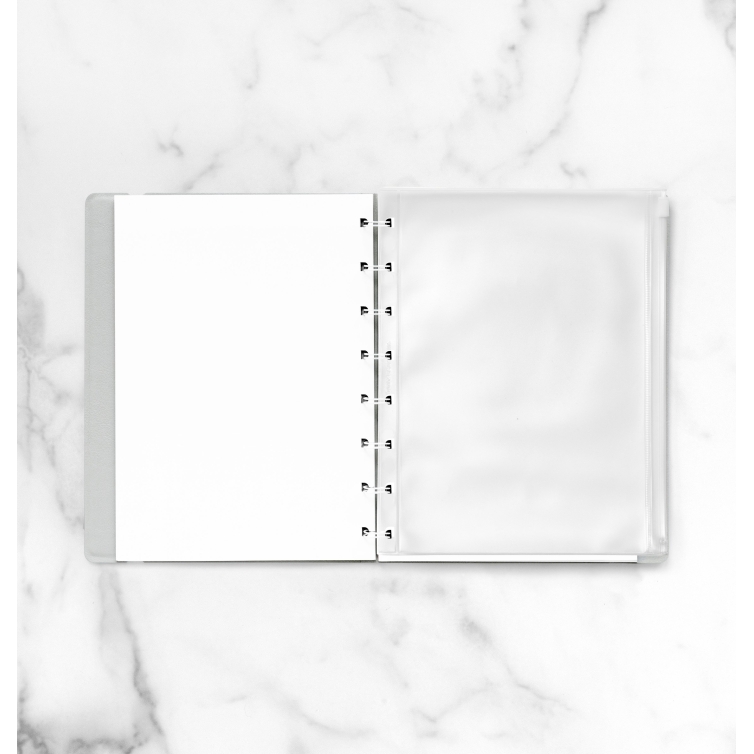 Transparentná obálka so zipsom pre A5 notebook FILOFAX - 4