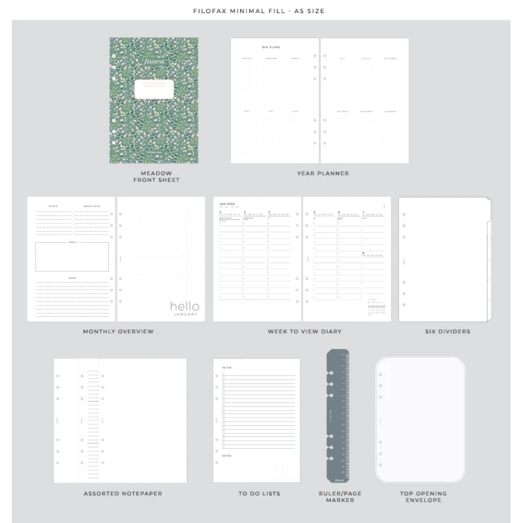 Meadow Diár A5 FILOFAX - 9