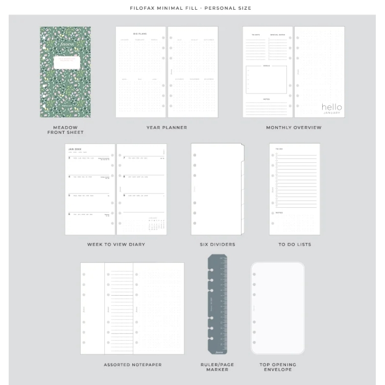 Meadow Personal Organiser FILOFAX - 8