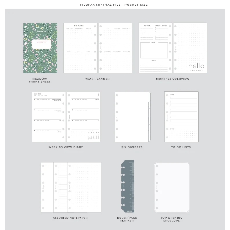 copy of Mediterranean Pocket Organiser FILOFAX - 9