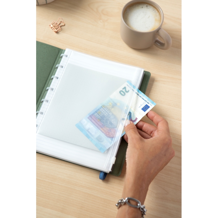 Transparentná obálka so zipsom pre A5 notebook FILOFAX - 3