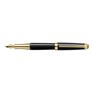 Ebony Black gold plated fountain pen  - 1
