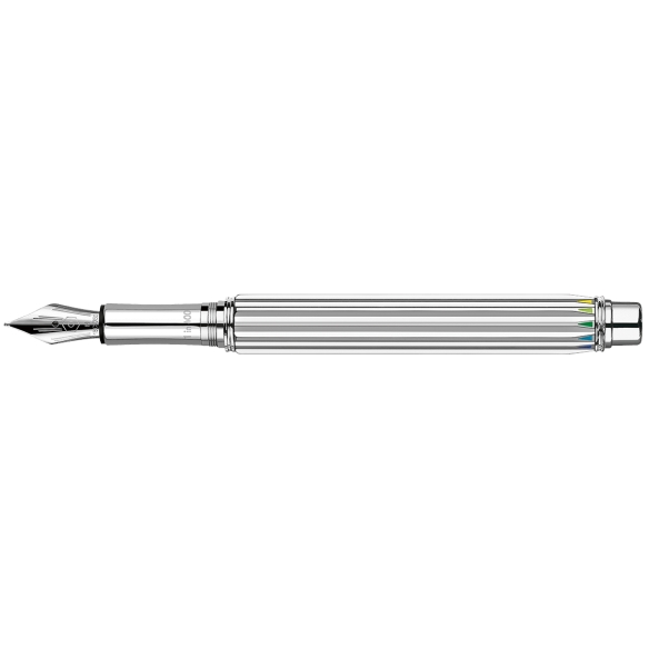 Varius Silver Coated Rainbow Fountain Pen  - 1