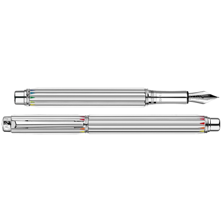 Varius Silver Coated Rainbow Plniace pero  - 4
