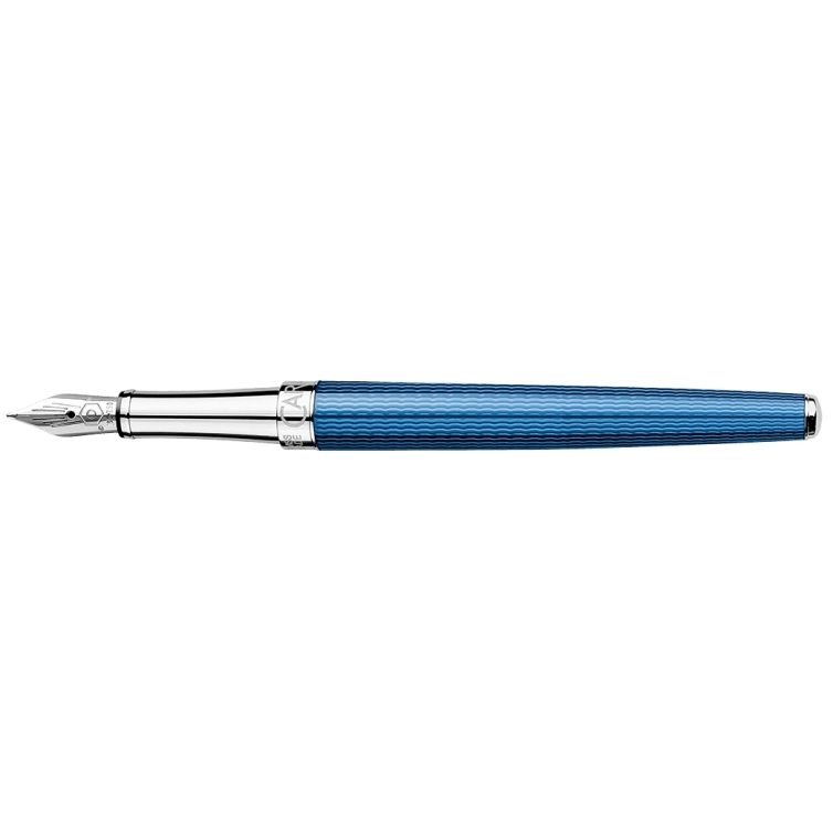 Léman Slim Grand Bleu Plniace pero CARAN D'ACHE - 1