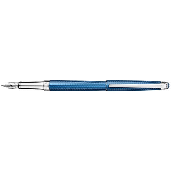 Léman Slim Grand Bleu Plniace pero CARAN D'ACHE - 5