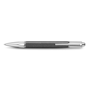 Varius Silver Plated Carbon Ballpoint Pen CARAN D'ACHE - 1