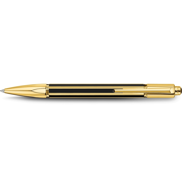 Varius Gold Plated China Black Guľôčkové pero CARAN D'ACHE - 1