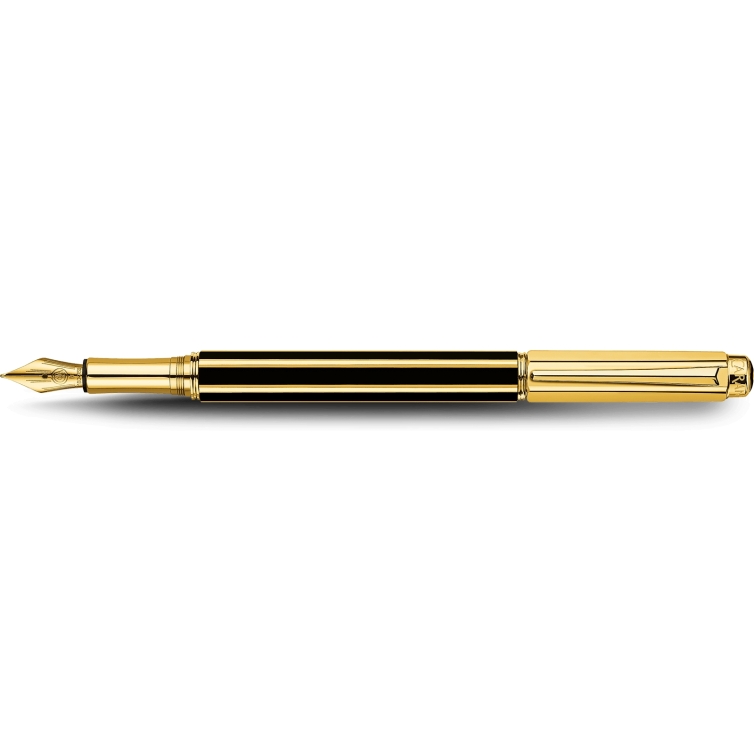 Varius Gold Plated China Black Plniace pero CARAN D'ACHE - 1