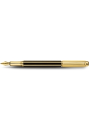 Ζήστε τη χλιδή του Varius Gold Plated China Black Fountain Pen, ενός σπάνιου στυλό με λαμπερό φινίρισμα κινεζικής λάκας. Αυτό το πολυτελές στυλό, με μύτη από χρυσό 18 καρατίων και επιχρυσωμένο σώμα από χρυσό 23 καρατίων, συνδυάζει τις πανάρχαιες κινεζικές τεχνικές με την ευκολία του συστήματος φυσίγγιο/μετατροπέας. Κλεισμένο σε ένα κουτί υψηλής ποιότητας, αποτελεί την επιτομή της κομψότητας και έναν τέλειο συνδυασμό παράδοσης και νεωτερικότητας.