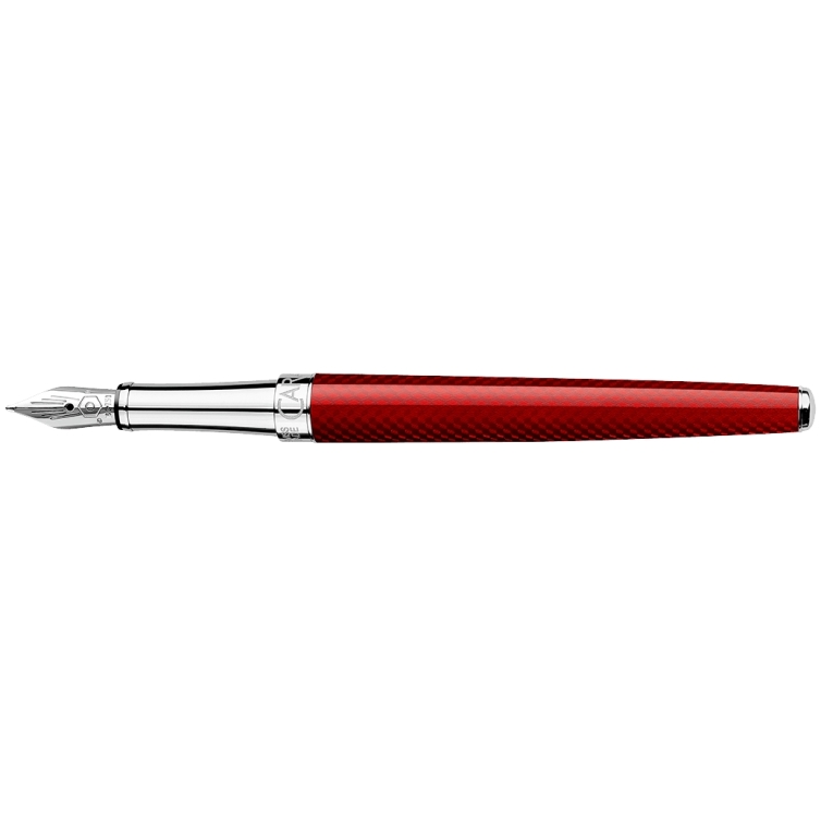 Léman Slim Rouge Carmin Fountain Pen CARAN D'ACHE - 3