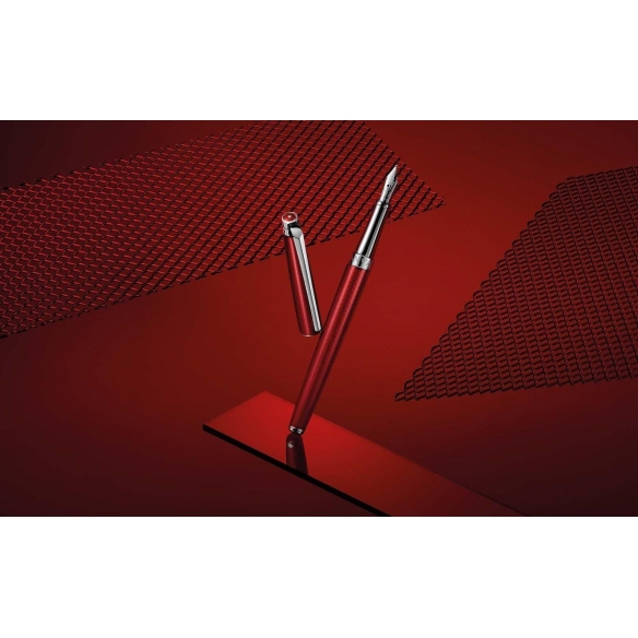 Léman Slim Rouge Carmin Fountain Pen CARAN D'ACHE - 7