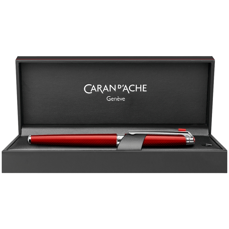Léman Slim Rouge Carmin Fountain Pen CARAN D'ACHE - 8