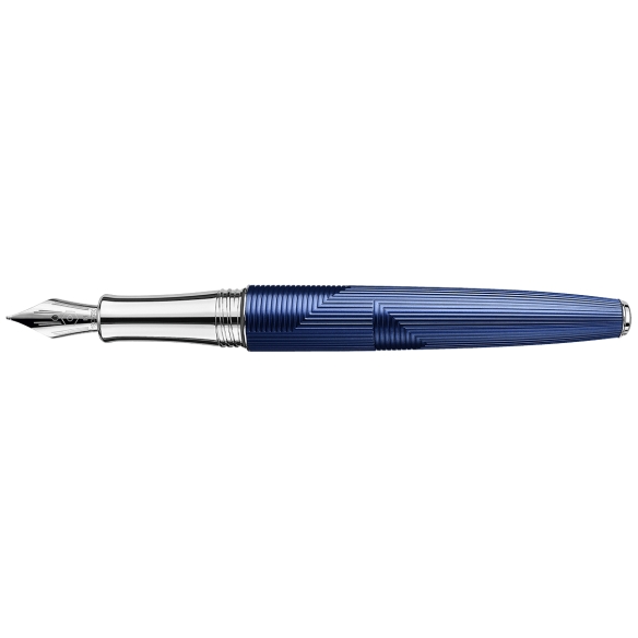 Léman Bleu Marin Fountain Pen CARAN D'ACHE - 1