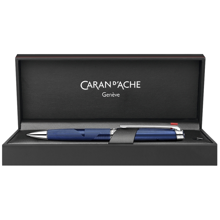 Léman Bleu Marin Ballpoint Pen CARAN D'ACHE - 3