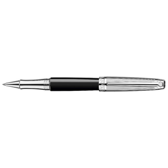 Léman Silver Plated Bicolor Black Roller CARAN D'ACHE - 1