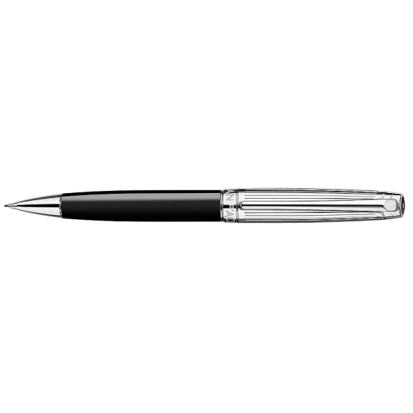 Léman Silver Plated Bicolor Black Mechanical Pencil CARAN D'ACHE - 1
