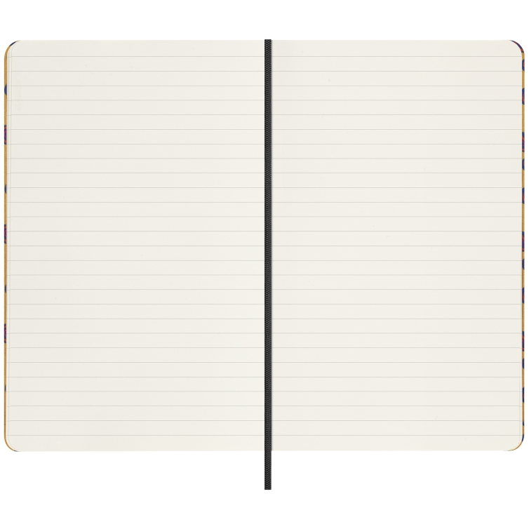 Professional Silk Notebook L hard cover ruled yellow Moleskine - 5