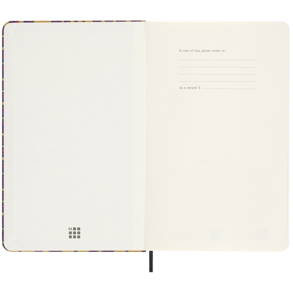 Professional Silk Zápisník L tvrdý linajkový žltý Moleskine - 4