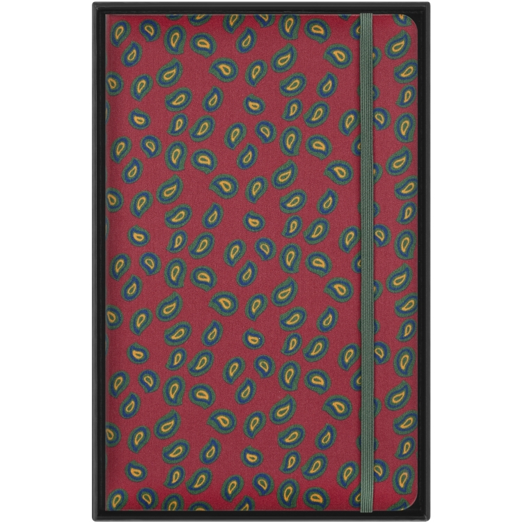 Professzionális selyem jegyzetfüzet L kemény borítóval szabályozott bordeaux-i színű Moleskine - 6